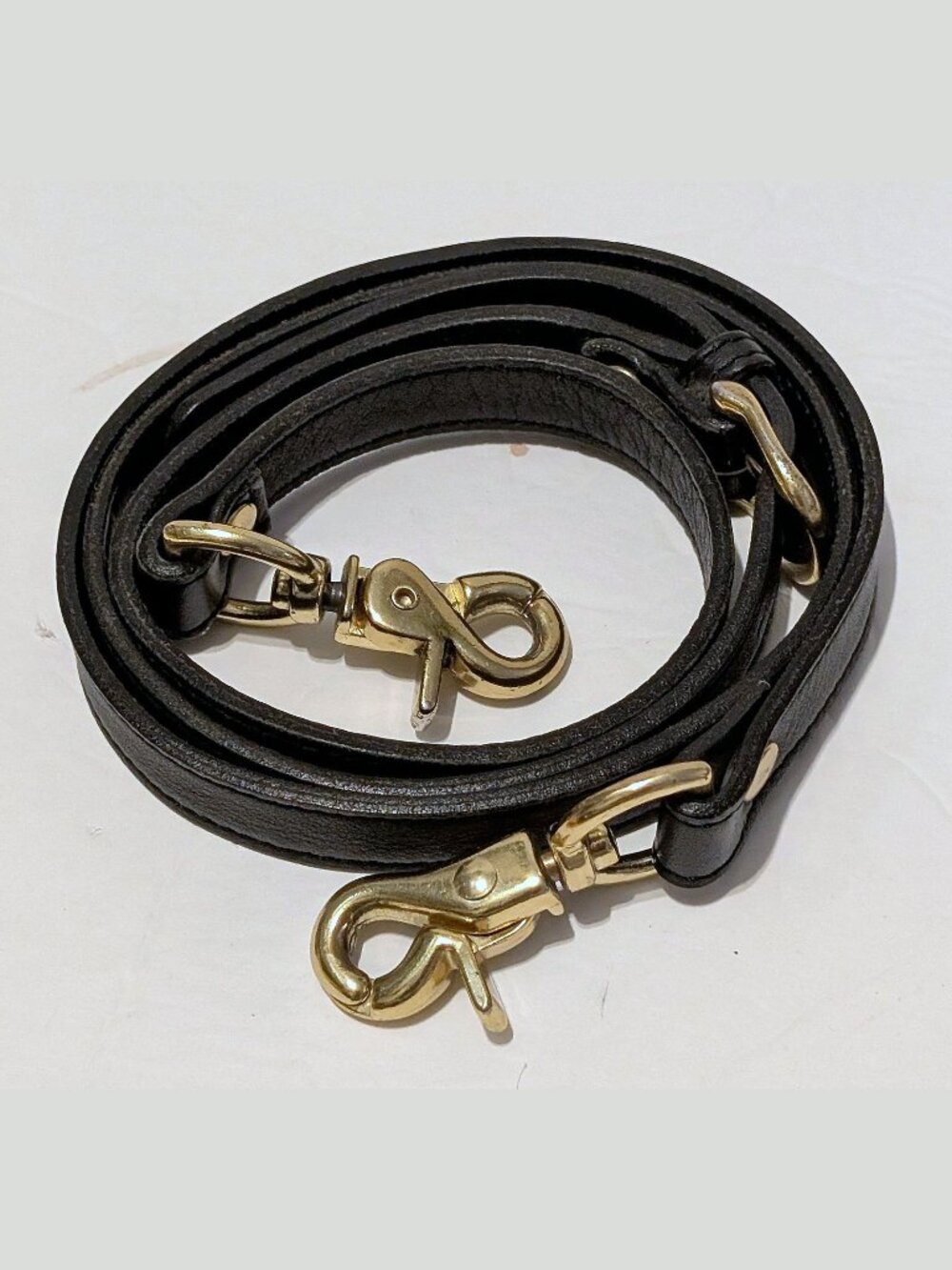 RARE Vintage Coach LEATHER Replacement Strap FOR STATION BAG 5130 BLACK